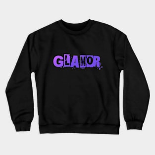 Text Glamor Crewneck Sweatshirt